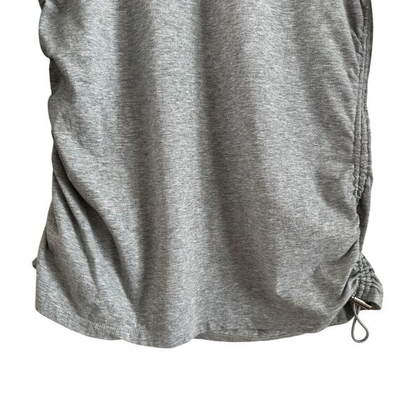 Michael Kors Gray Ruched Top Size Large EUC - Picture 2 of 7